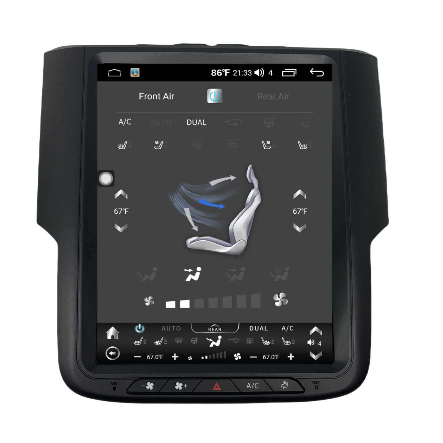 9.7"/10.4" Android 13/14 Fast boot Vertical Screen Radio for Dodge Ram 2013 - 2018 RAM Classic 2019 - 2024-Phoenix Automotive