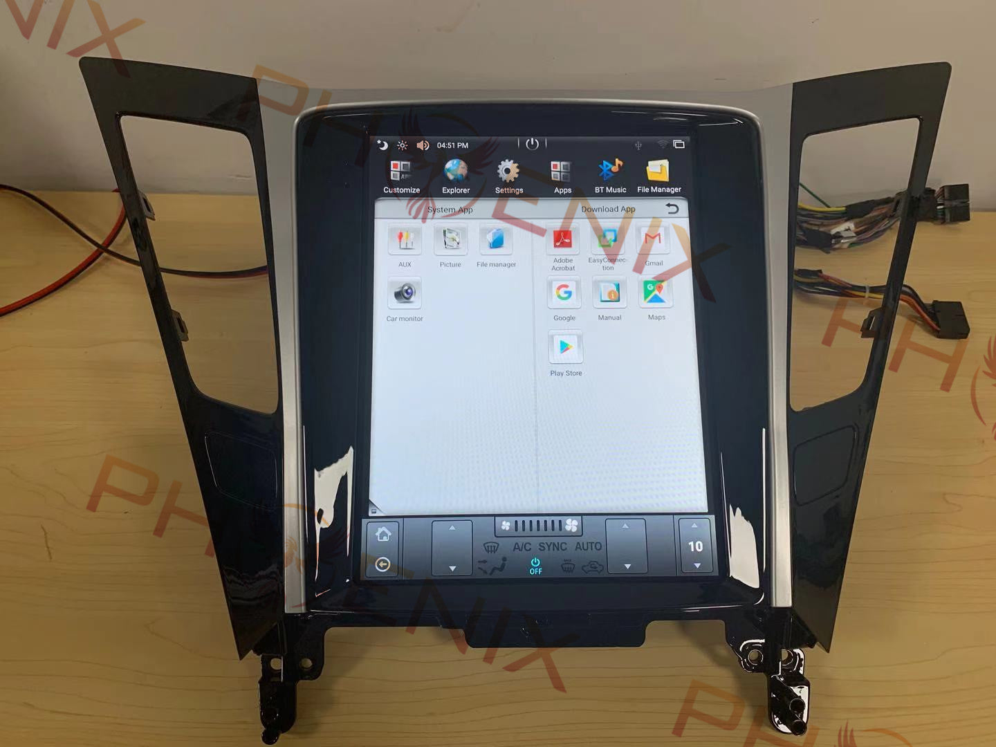 10.4" Vertical Screen Android 9.0 Navigation Radio for Hyundai Sonata 2011 - 2014-Phoenix Automotive