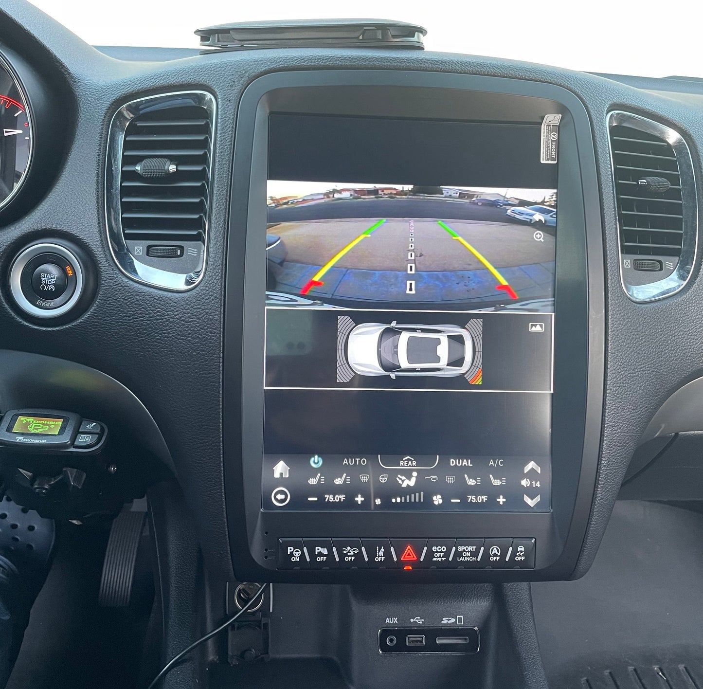 13” Android 13/14 Vertical Screen Navigation Radio for Dodge Durango 2011 - 2020-Phoenix Automotive