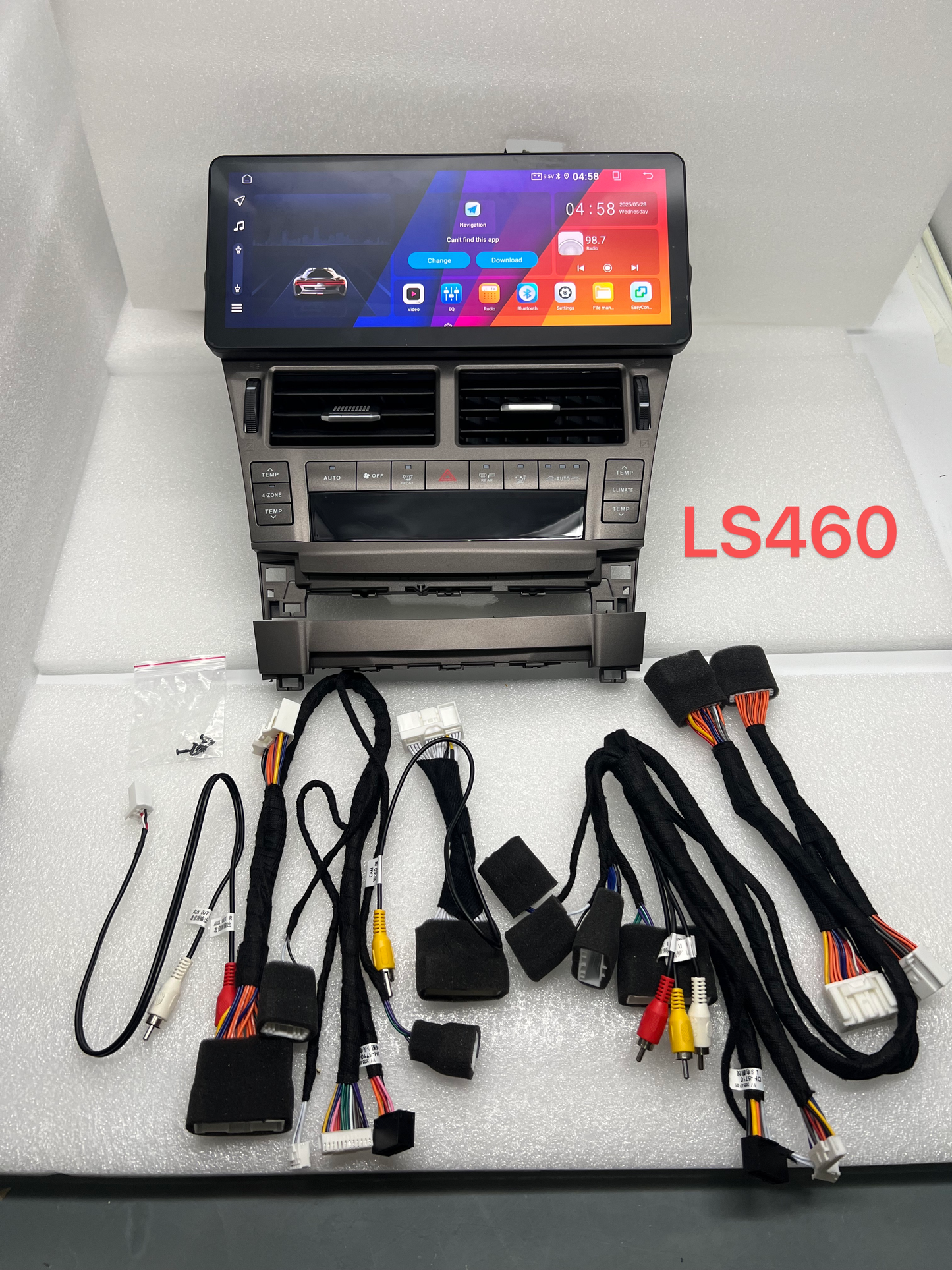 12.3 Inch Android 14 Universal Car Radio Stereo Android Auto Carplay for Lexus LS460/LS600 2006-2012-Phoenix Automotive