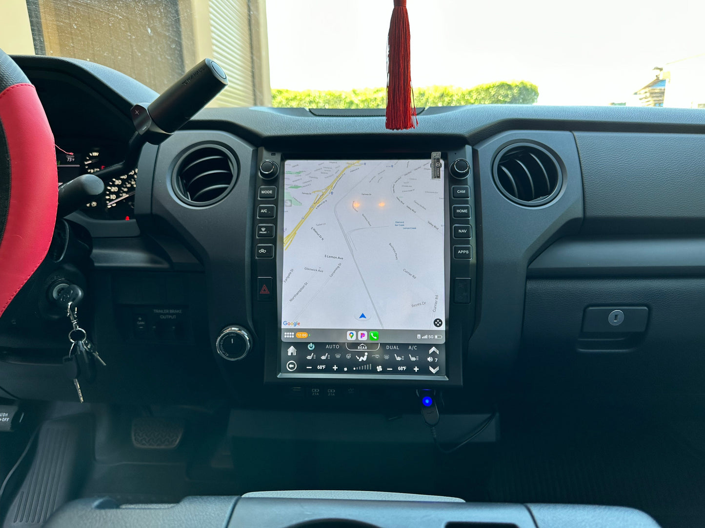 13” Android 13/14 Vertical Screen Navigation Radio for Toyota Tundra 2014 - 2021-Phoenix Automotive