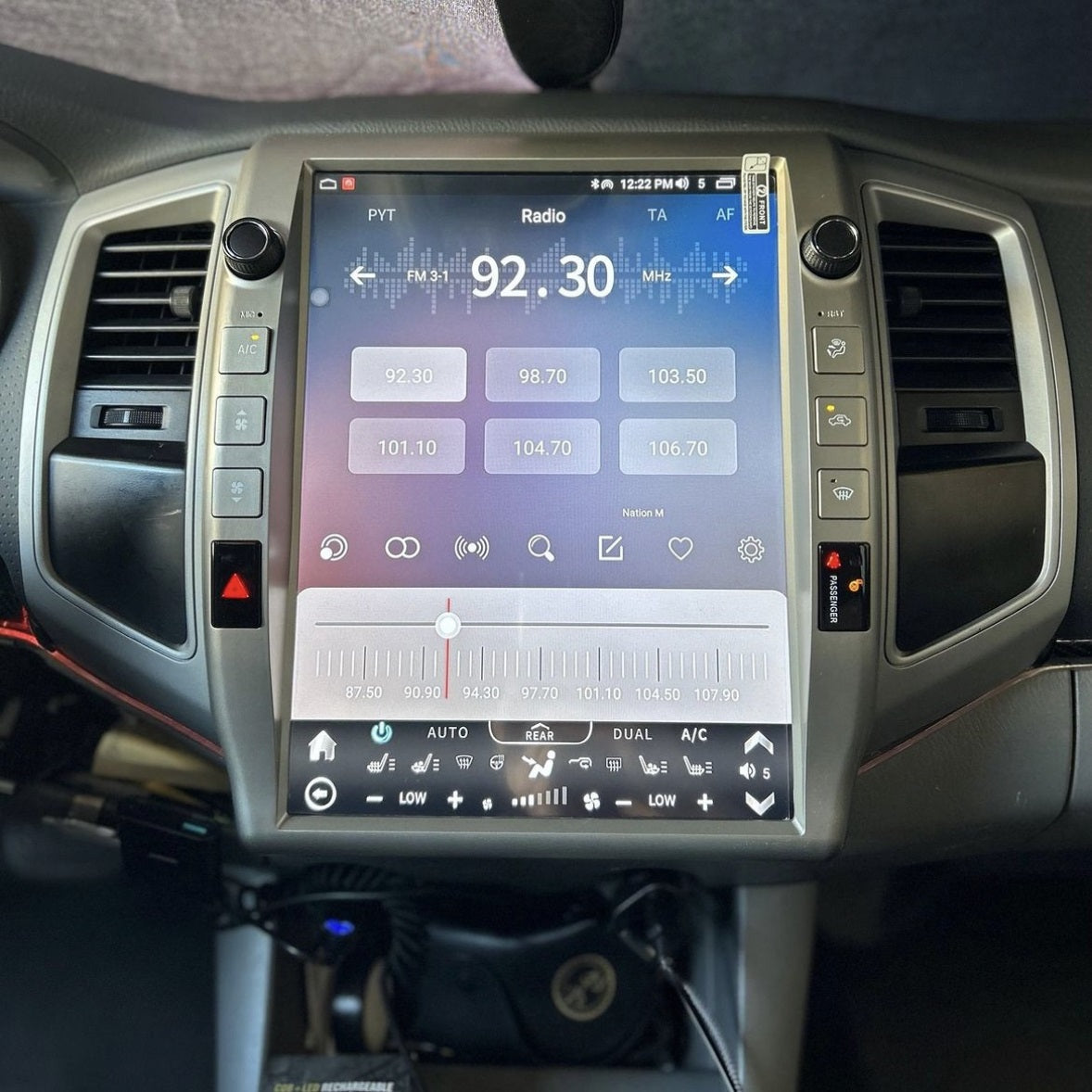 13” Android 13/14 Vertical Screen Navigation Radio for Toyota Tacoma 2005 - 2015-Phoenix Automotive