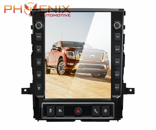 [Open box] 13” Android 9 / 10 /12 Vertical Screen Navigation Radio for Nissan Titan (XD) 2020 - 2021-Phoenix Automotive
