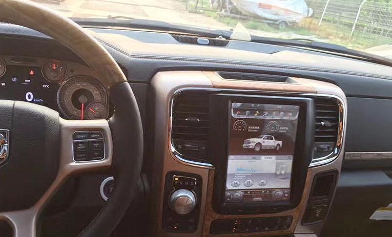 10.4" Android Fast Boot Vertical Screen 1 button Navi Radio for Dodge Ram 2013 - 2018-Phoenix Automotive