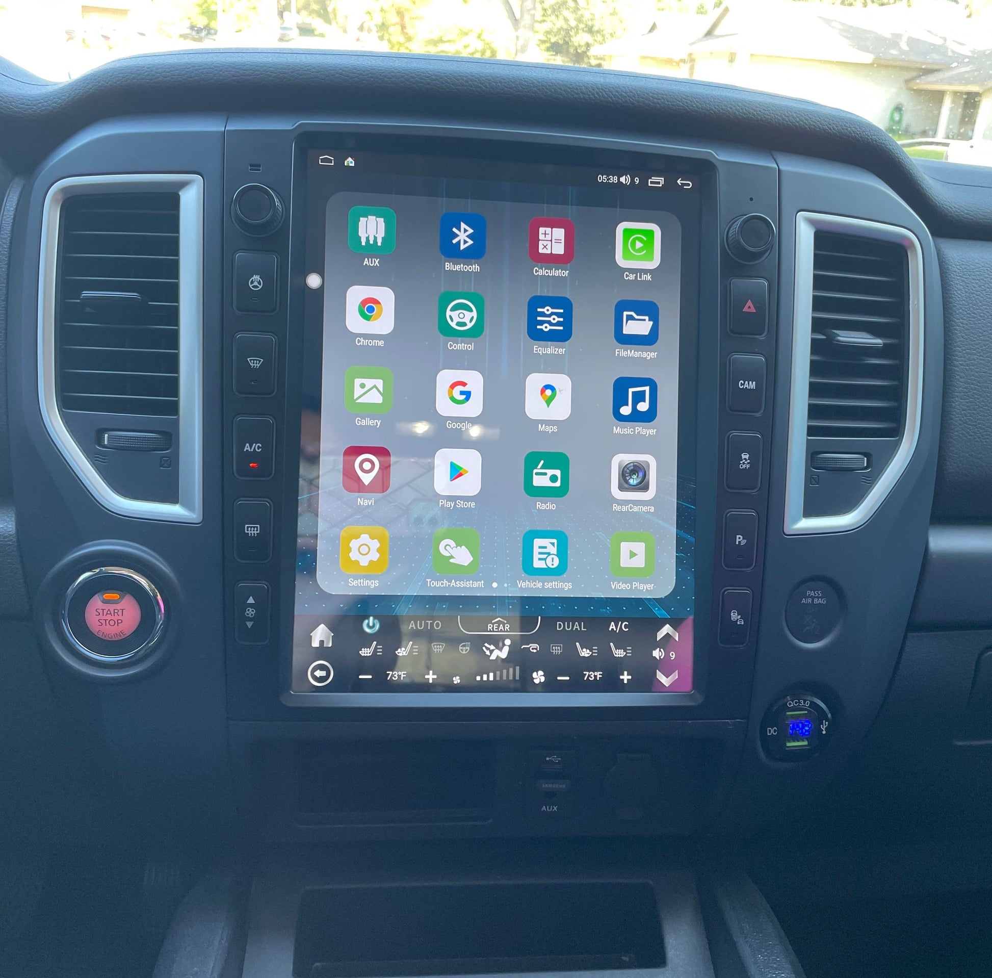13” Android 12 Vertical Screen Navigation Radio for Nissan Titan (XD) 2016 - 2019-Phoenix Automotive