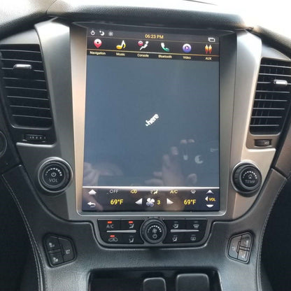 [ PX6 Six-core ] 12.1" Android 9 Fast boot Vertical Screen Navigation Radio for Chevrolet Tahoe Suburban GMC Yukon 2015 - 2020-Phoenix Automotive