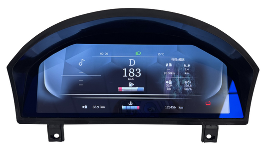 12.3 inch LCD Screen Digital Cluster Gauge for 2005-2009 Land Rover Range Rover Sport/Discovery 3 Speedometer Replacement Dashboard Instrument Cluster Digital Display Panel-Phoenix Automotive