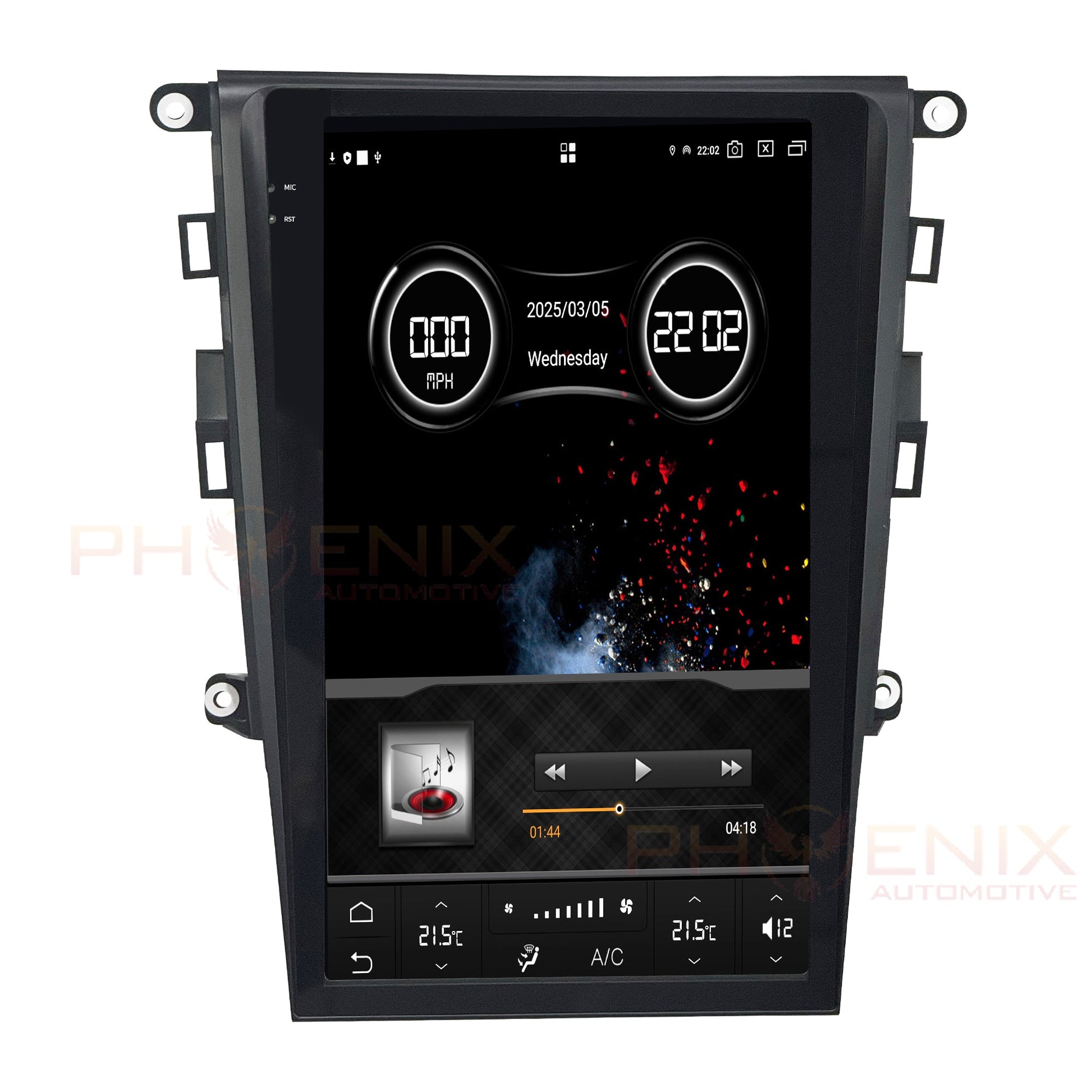 13.6" Vertical screen Android 13/14 Fast boot Navigation radio for Ford Fusion 2013-2020-Phoenix Automotive