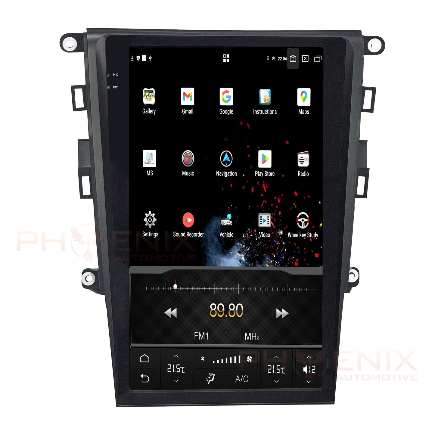 13.6" Vertical screen Android 13/14 Fast boot Navigation radio for Ford Fusion 2013-2020-Phoenix Automotive