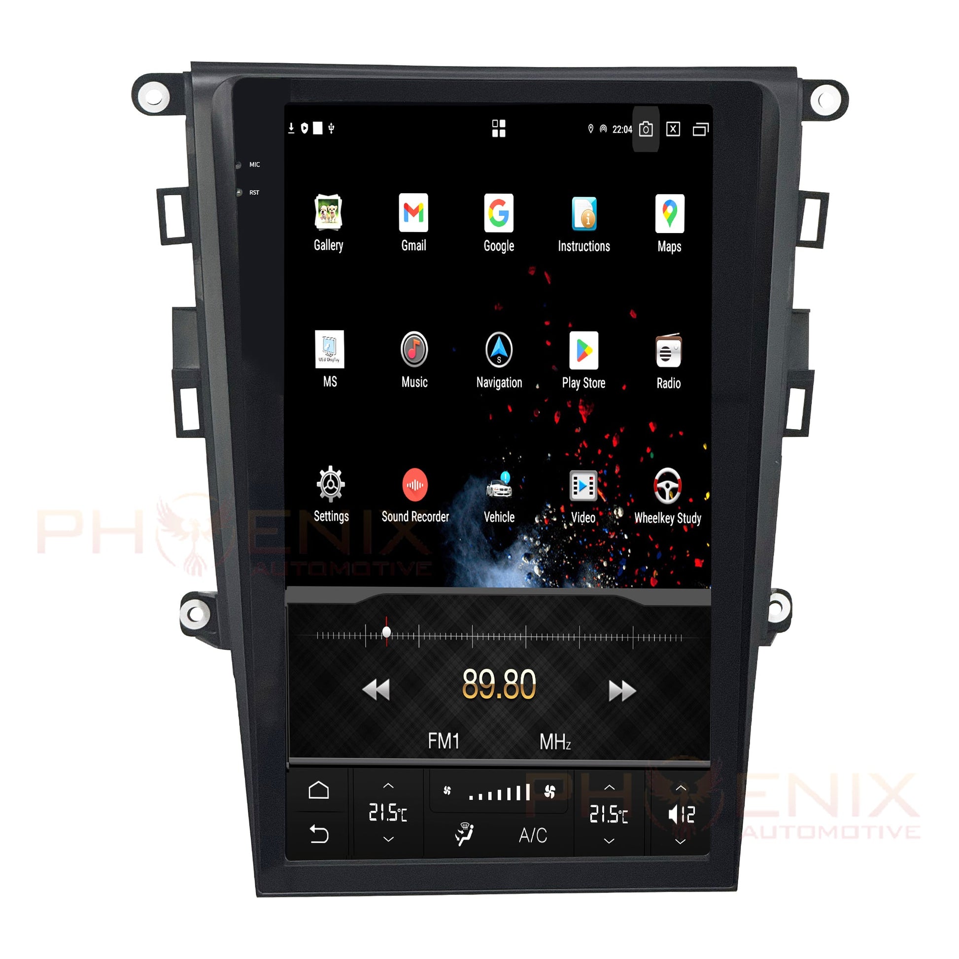 13.6" Vertical screen Android 13/14 Fast boot Navigation radio for Ford Fusion 2013-2020-Phoenix Automotive