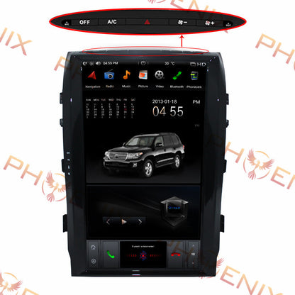 [ PX6 six-core ] 17" Vertical Screen Android 9 Fast boot Navi Radio for Toyota Land Cruiser LC200 2008 - 2015-Phoenix Automotive