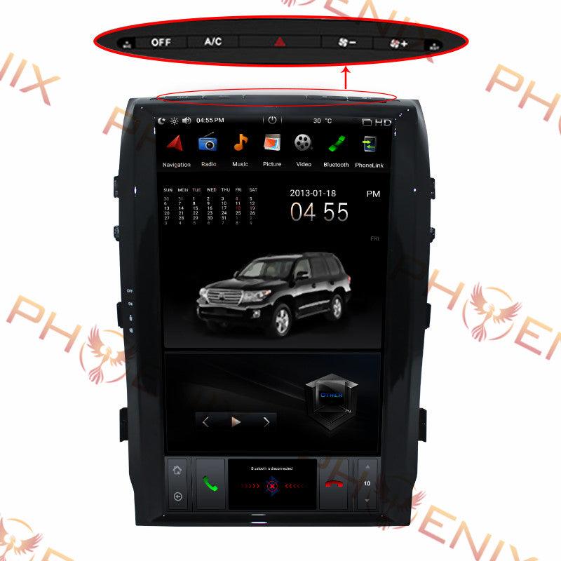 17" Vertical Screen Android 11 Navi Radio for Toyota Land Cruiser LC200 2008 - 2015-Phoenix Automotive