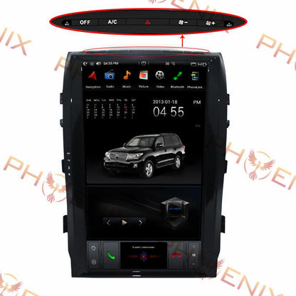17" Vertical Screen Android 11 Navi Radio for Toyota Land Cruiser LC200 2008 - 2015-Phoenix Automotive