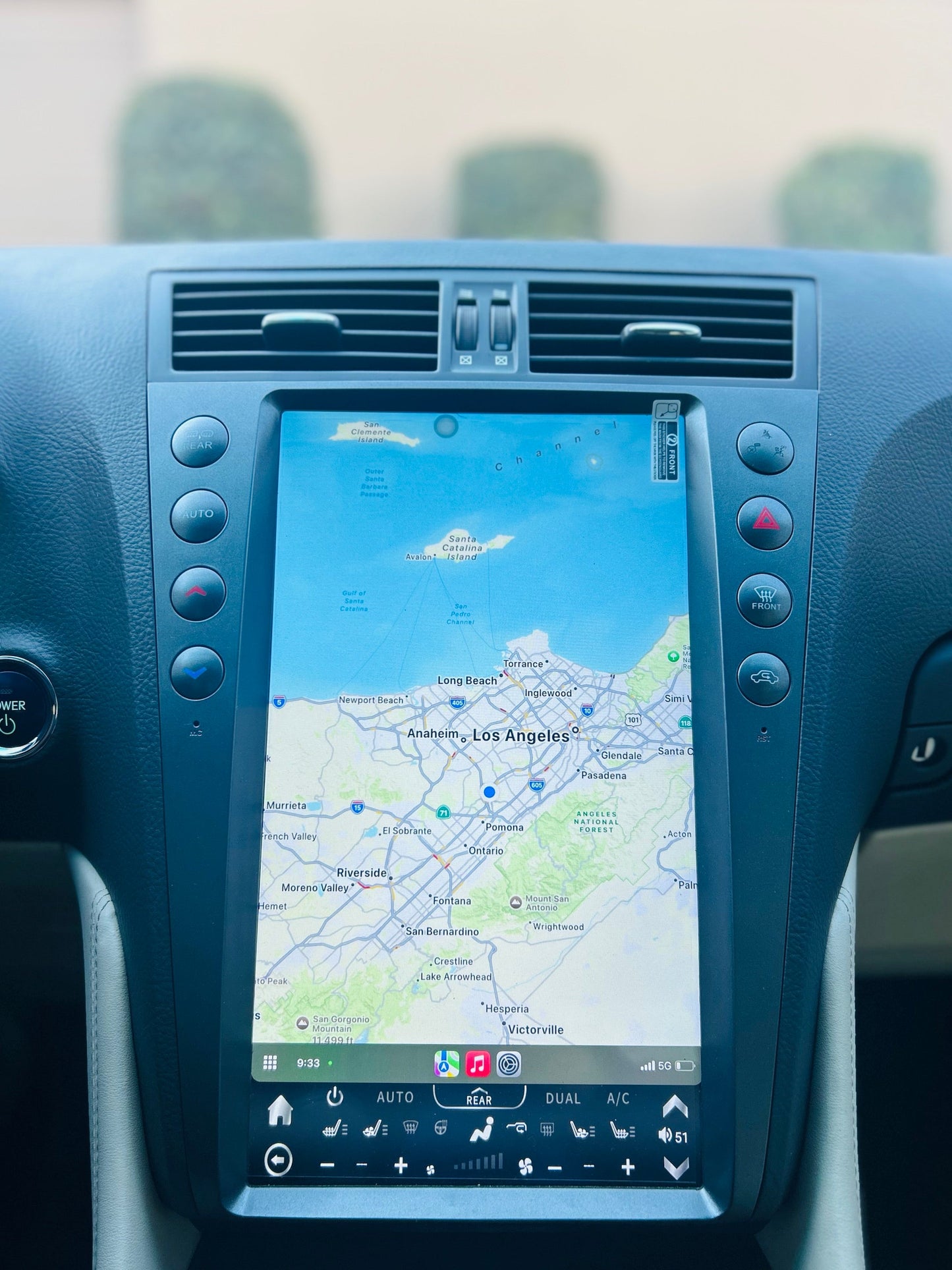 13.6" Vertical Screen Android 13 Fast boot Navigation Radio for Lexus GS 300 350 430 450h 460 2005 - 2011-Phoenix Automotive