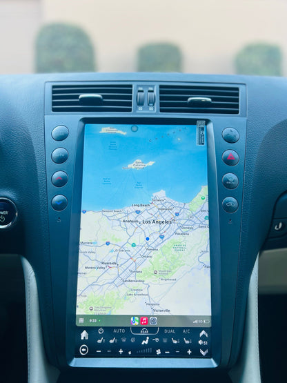13.6" Vertical Screen Android 13 Fast boot Navigation Radio for Lexus GS 300 350 430 450h 460 2005 - 2011-Phoenix Automotive