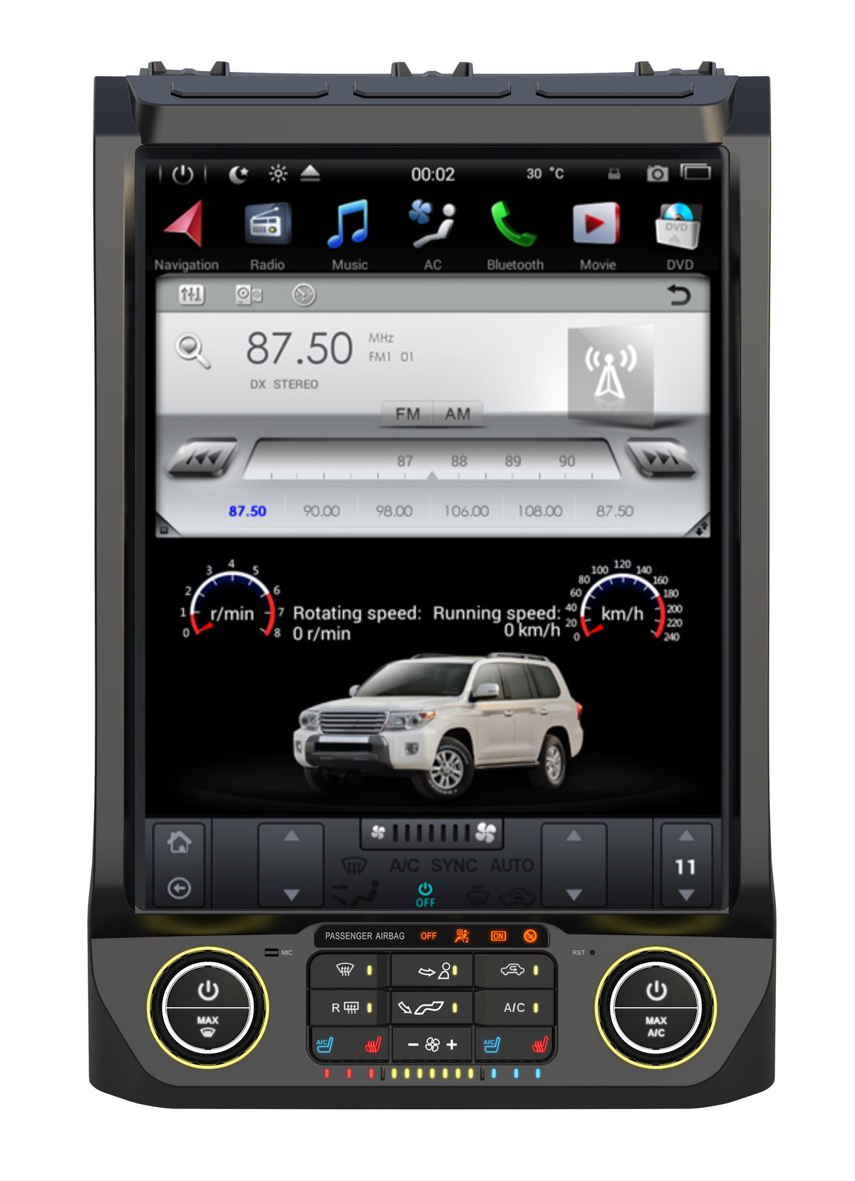 [open box] 13” Android 13/14 Vertical Screen Navigation Radio for Ford Expedition 2018 - 2021-Phoenix Automotive