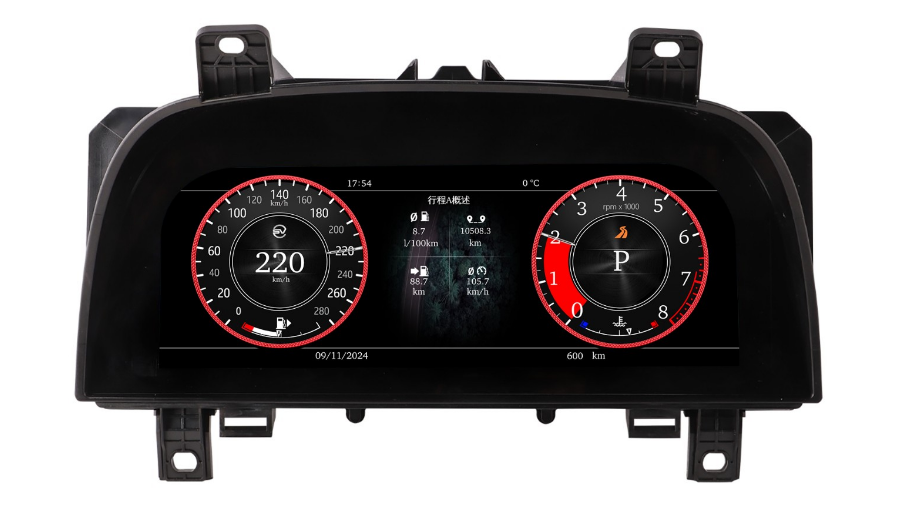 12.3 inch LCD Screen Digital Cluster Gauge for Land Rover 2010-2013 Range Rover Sport/Discovery 4 Speedometer Replacement Dashboard Instrument Cluster Digital Display Panel-Phoenix Automotive