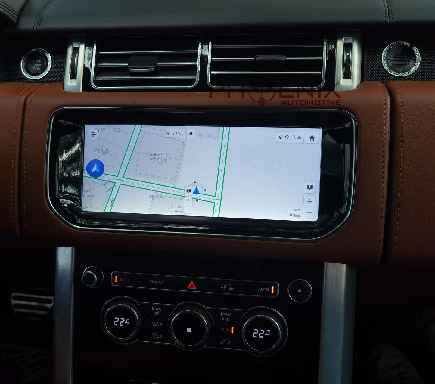 [Open Box] 10.25" Qcta-core Android 10.0 Navigation Radio for Land Rover Range Rover Sport 2012 - 2016-Phoenix Automotive