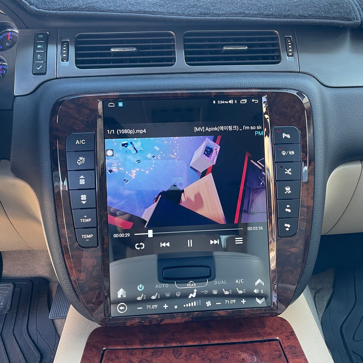 [open box] 13" Android 12/13/14 Navigation Radio for Chevrolet Silverado Tahoe Suburban GMC Yukon Sierra Avalanche 2007 - 2014-Phoenix Automotive