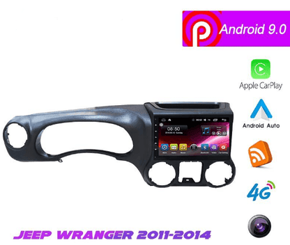 [Open box] 10.1" Android 9 Navigation Radio for Jeep Wrangler 2011 - 2014-Phoenix Automotive