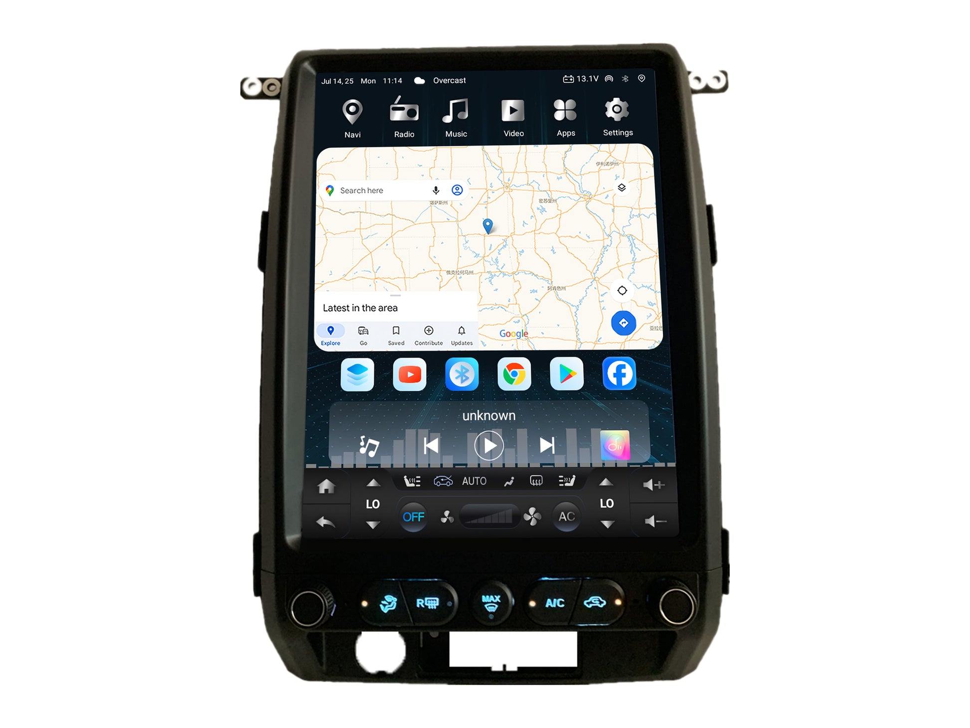 13” Android 14 Vertical Screen Navigation Radio for Ford F-150 2009 - 2014-Phoenix Automotive
