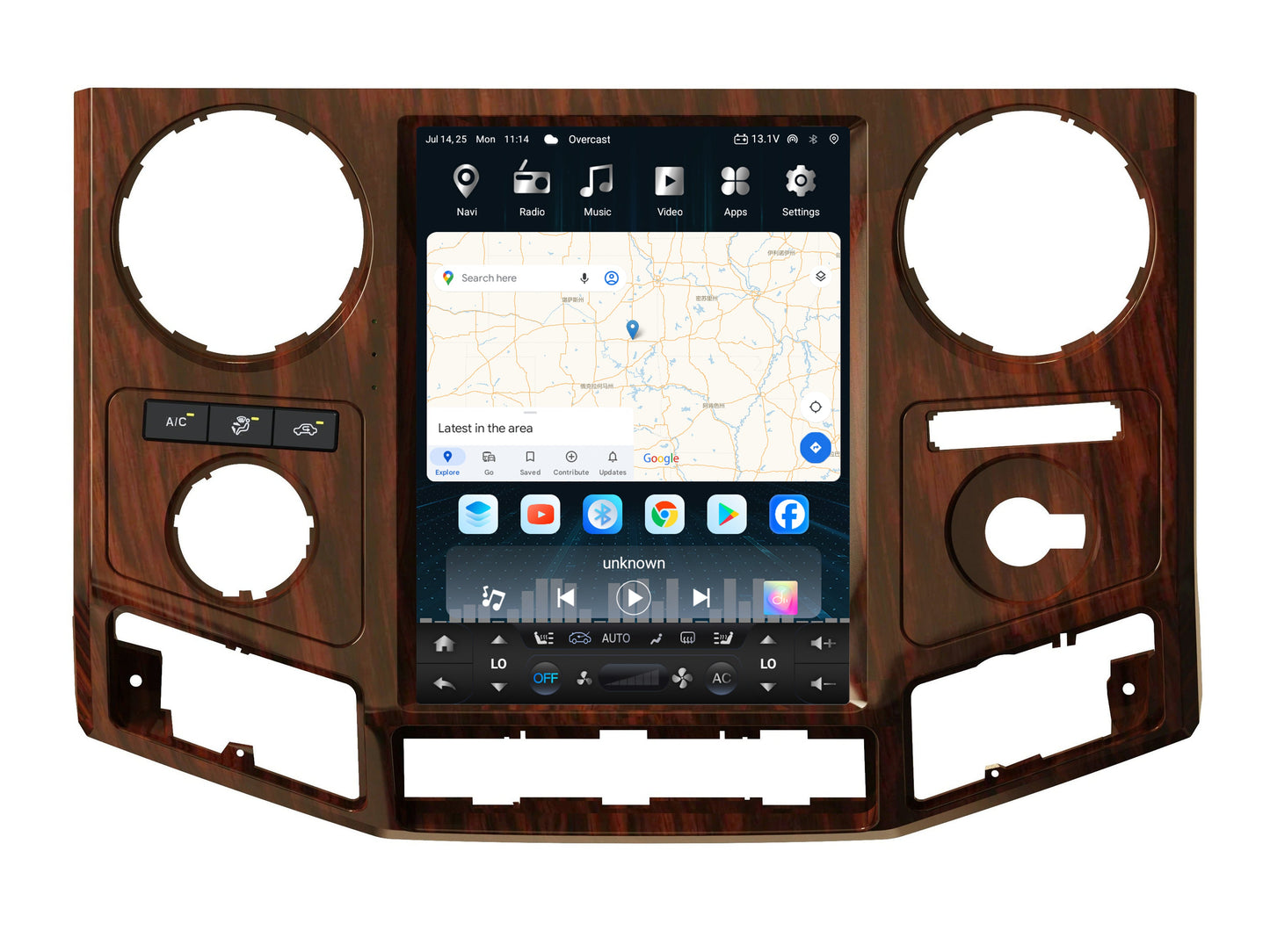 12.1 inch Android 13/14 Vertical Screen Navigation Radio for Ford F-250 F-350 Super Duty trucks 2008 - 2016-Phoenix Automotive
