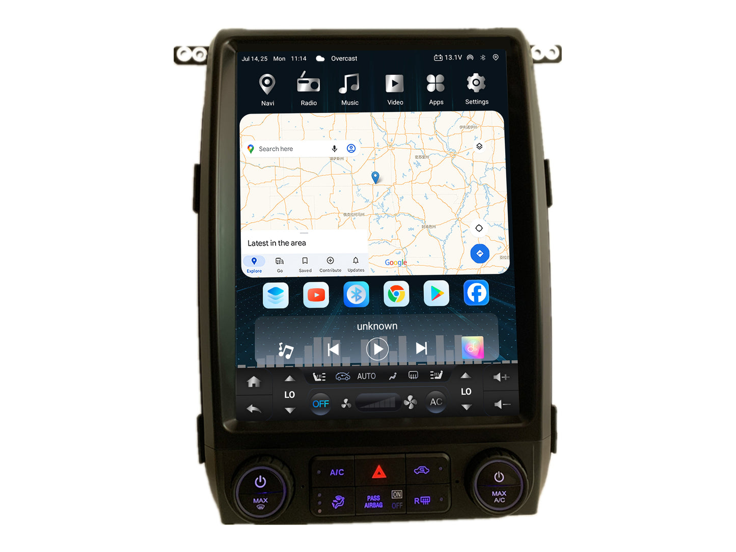 13” Android 14 Vertical Screen Navigation Radio for Ford F-150 2009 - 2014-Phoenix Automotive