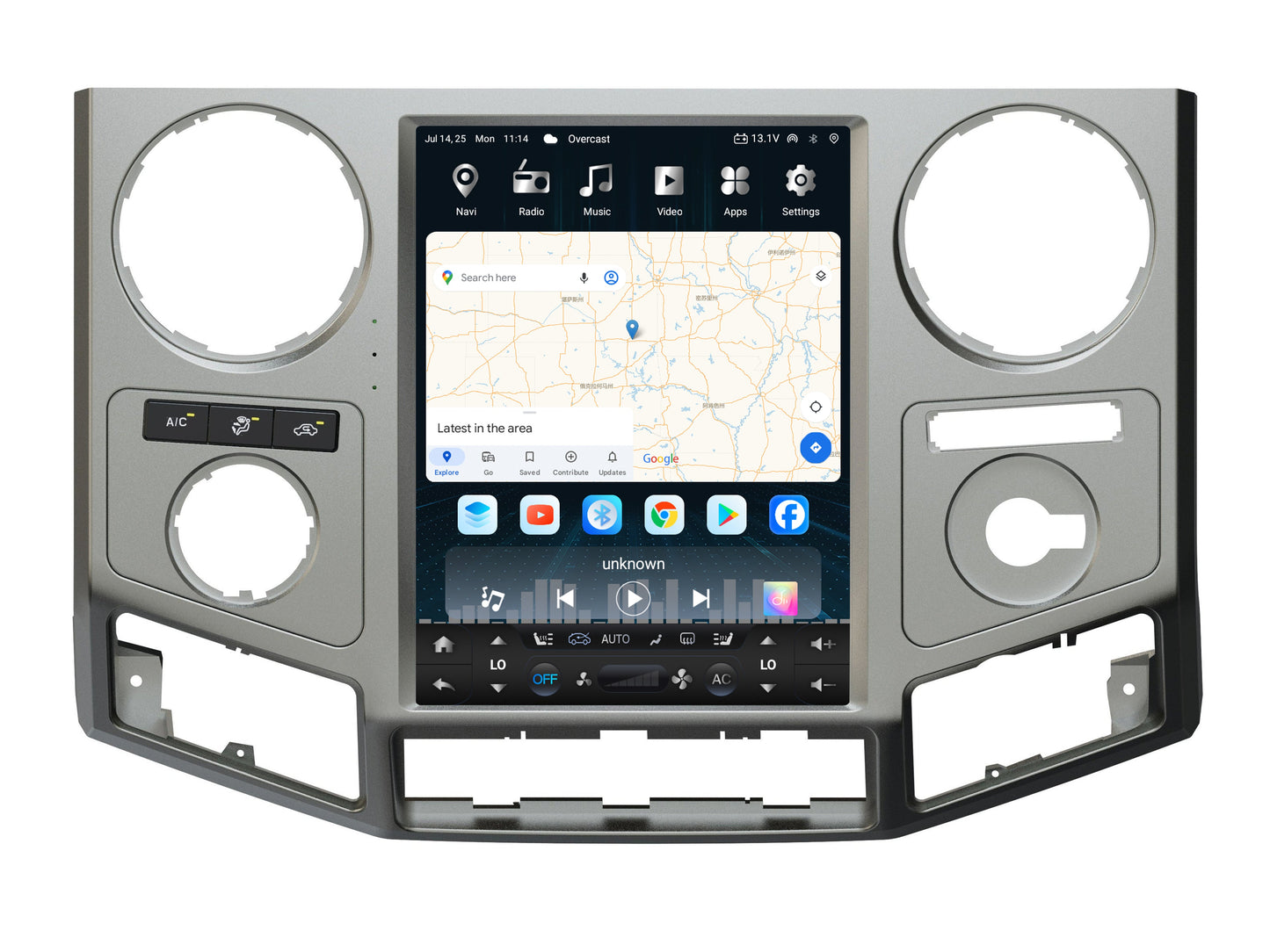 12.1 inch Android 13/14 Vertical Screen Navigation Radio for Ford F-250 F-350 Super Duty trucks 2008 - 2016-Phoenix Automotive