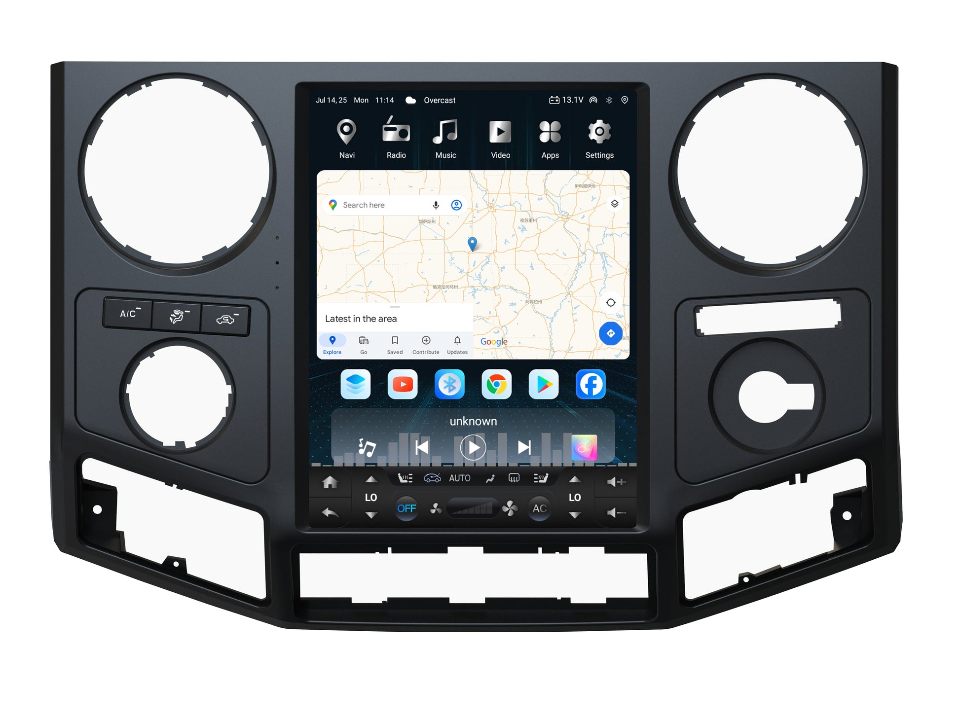 12.1 inch Android 13/14 Vertical Screen Navigation Radio for Ford F-250 F-350 Super Duty trucks 2008 - 2016-Phoenix Automotive