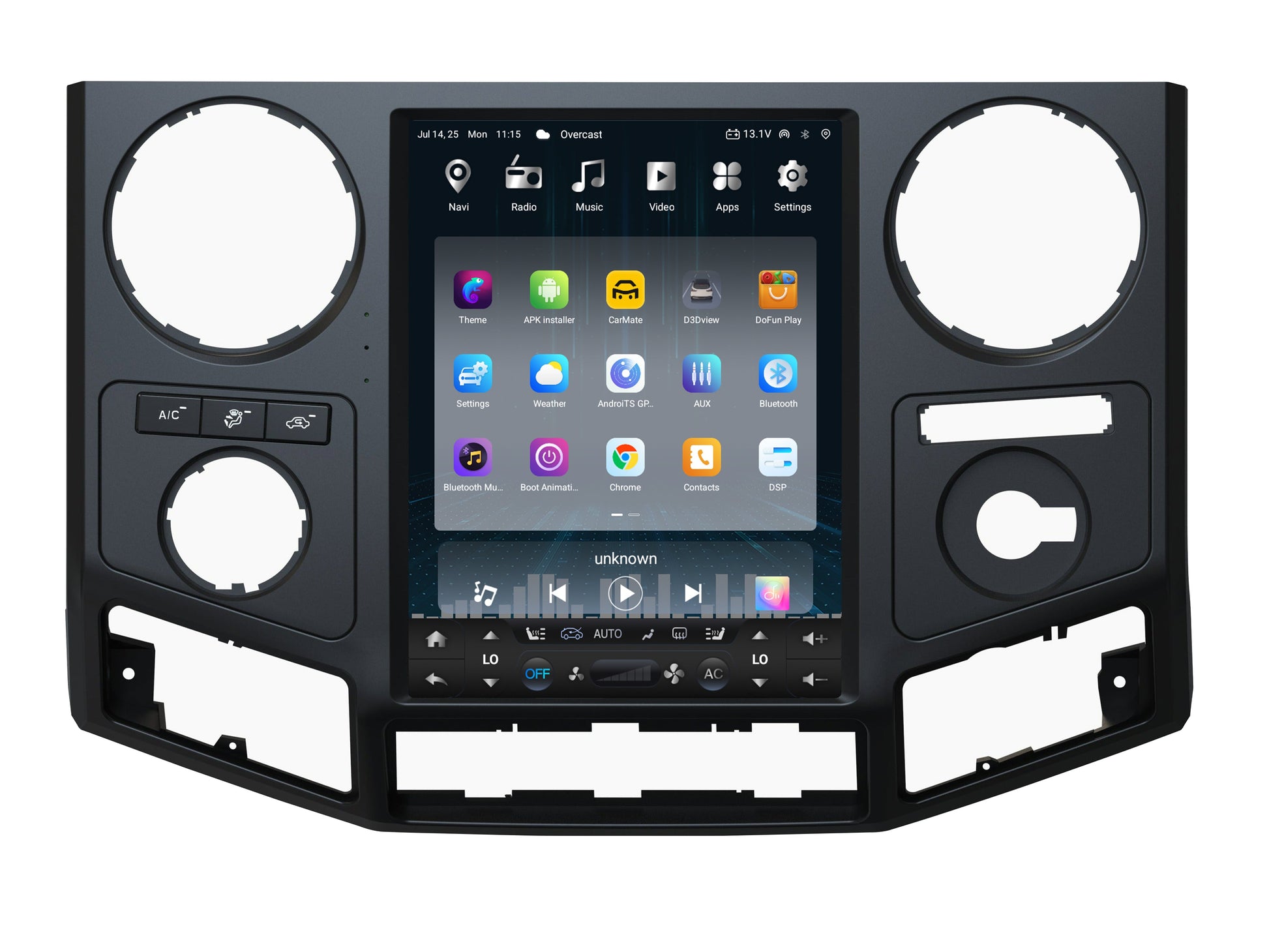 12.1 inch Android 13/14 Vertical Screen Navigation Radio for Ford F-250 F-350 Super Duty trucks 2008 - 2016-Phoenix Automotive