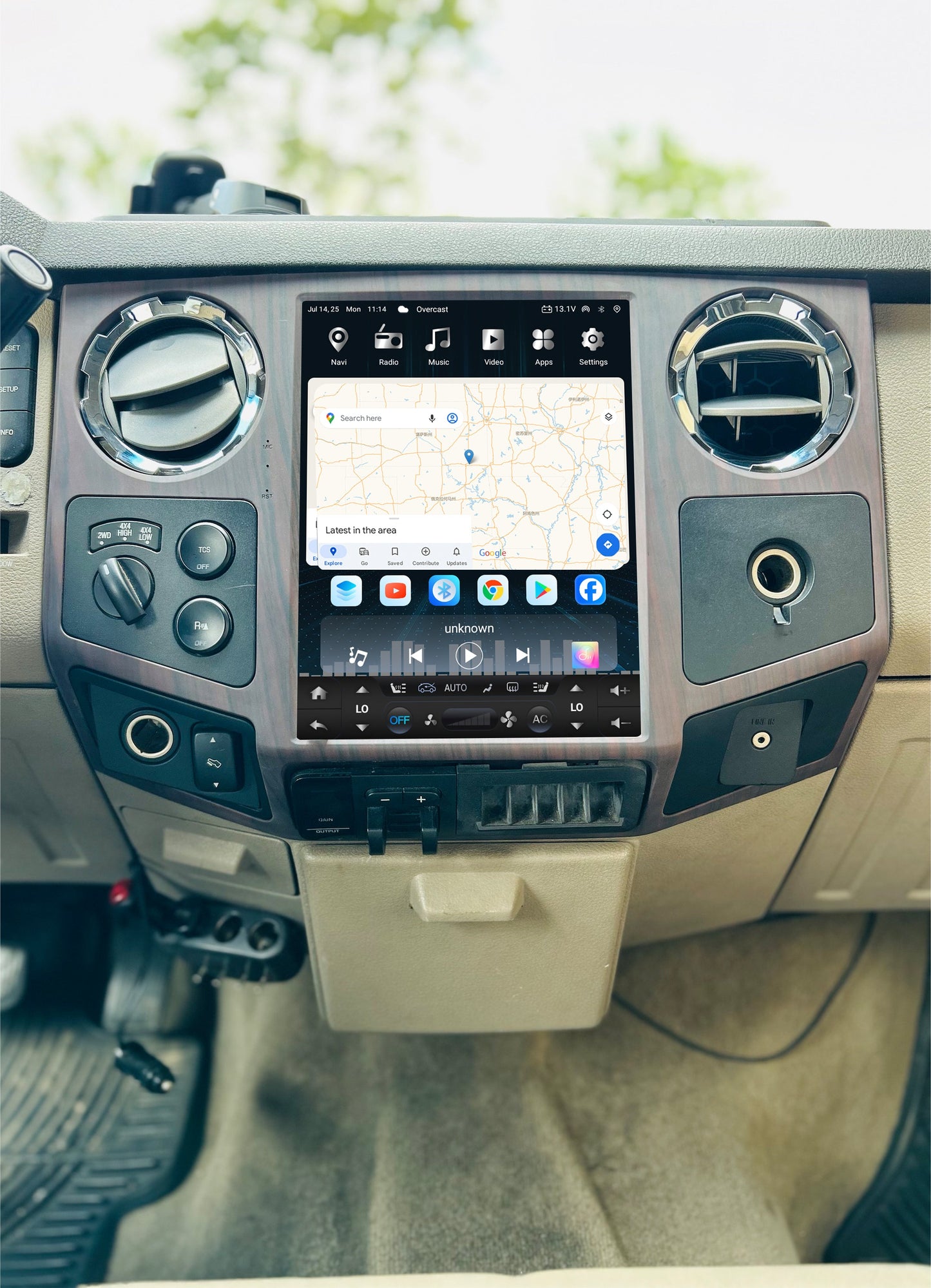 12.1 inch Android 13/14 Vertical Screen Navigation Radio for Ford F-250 F-350 Super Duty trucks 2008 - 2016-Phoenix Automotive