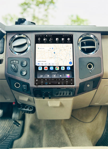 12.1 inch Android 13/14 Vertical Screen Navigation Radio for Ford F-250 F-350 Super Duty trucks 2008 - 2016-Phoenix Automotive