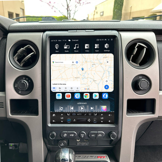 13” Android 14 Vertical Screen Navigation Radio for Ford F-150 2009 - 2014-Phoenix Automotive