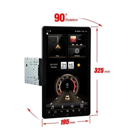 [open box] 13.3" Android 10.0 Universal double din Navigation Radio with Motorized rotatable screen-Phoenix Automotive