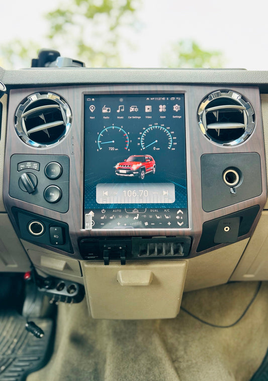 [Open Box] 12.1 inch Android 13/14 Vertical Screen Navigation Radio for Ford F-250 F-350 Super Duty trucks 2008 - 2016-Phoenix Automotive