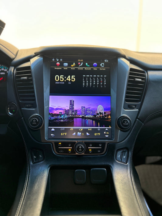 [Open Box] 14.5" 13/14 Fast boot Vertical Screen Navigation Radio for Chevrolet Tahoe Suburban GMC Yukon 2015 - 2020