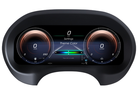 12.3 inch LCD Screen Digital Cluster Gauge for Mercedes-Benz Vito 2016-2023 Speedometer Replacement Dashboard Instrument Cluster Digital Display Panel-Phoenix Automotive