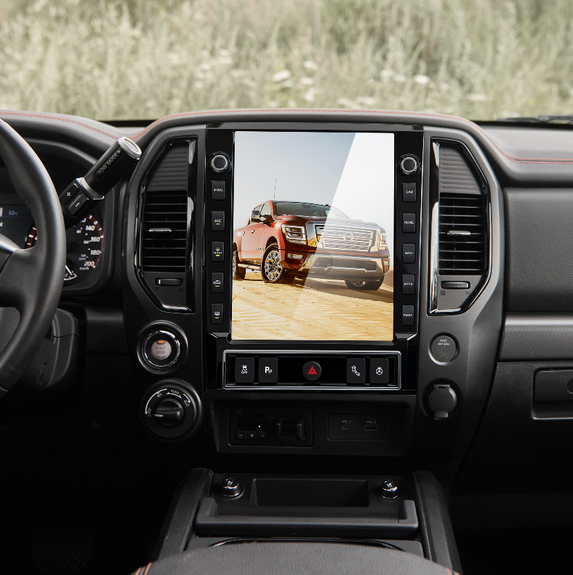 [Open box] 13” Android 12 Vertical Screen Navigation Radio for Nissan Titan (XD) 2020 - 2024 | Phoenix Automotive