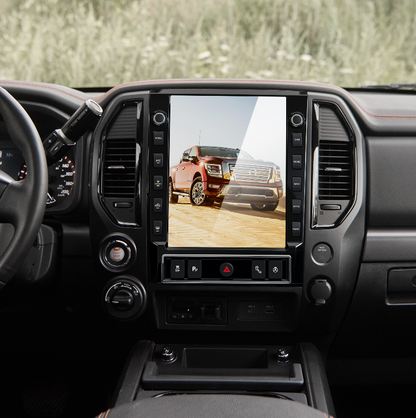 [Open box] 13” Android 12 Vertical Screen Navigation Radio for Nissan Titan (XD) 2020 - 2024 | Phoenix Automotive