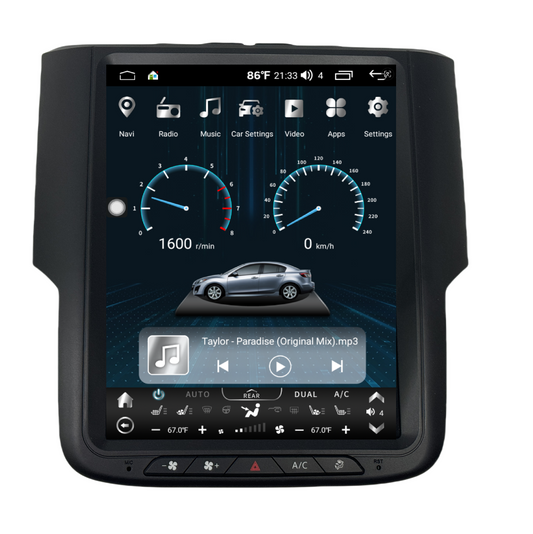 [open box] 9.7/10.4" Android 13/14 Fast boot Vertical Screen Navi Radio for Dodge RAM 2013 - 2018 RAM Classic 2019 - 2024-Phoenix Automotive