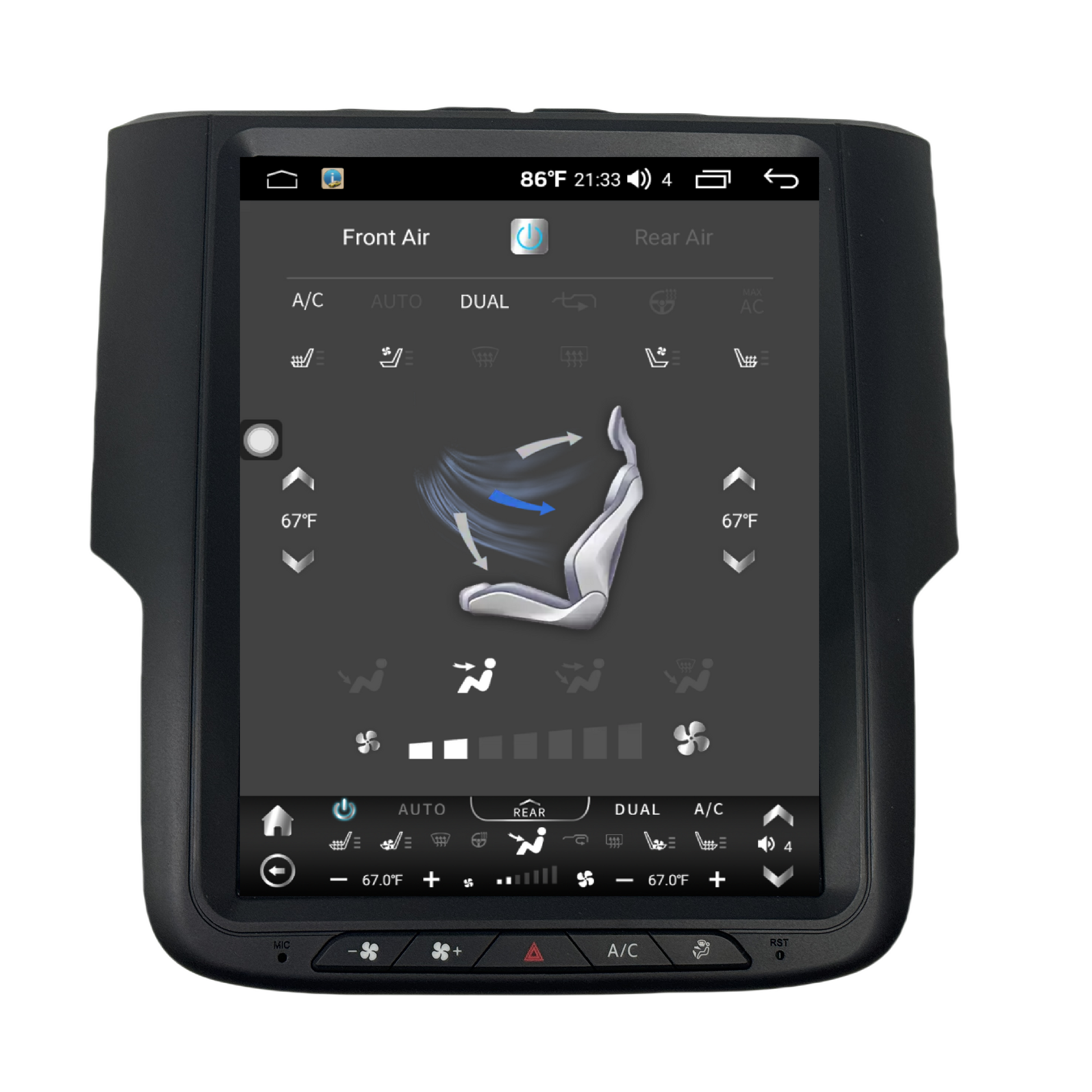 9.7"/10.4" Android 13/14 Fast boot Vertical Screen Radio for Dodge Ram 2013 - 2018 RAM Classic 2019 - 2024-Phoenix Automotive