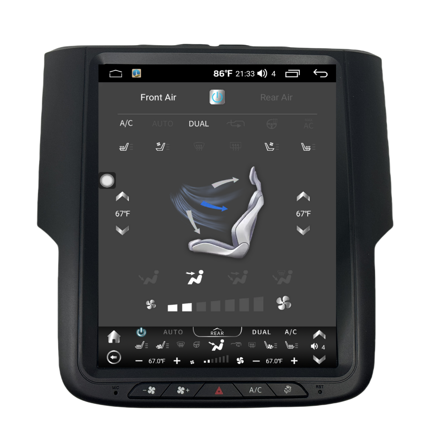 9.7"/10.4" Android 12 Fast boot Vertical Screen Radio for Dodge Ram 2013 - 2018 RAM Classic 2019 - 2024-Phoenix Automotive