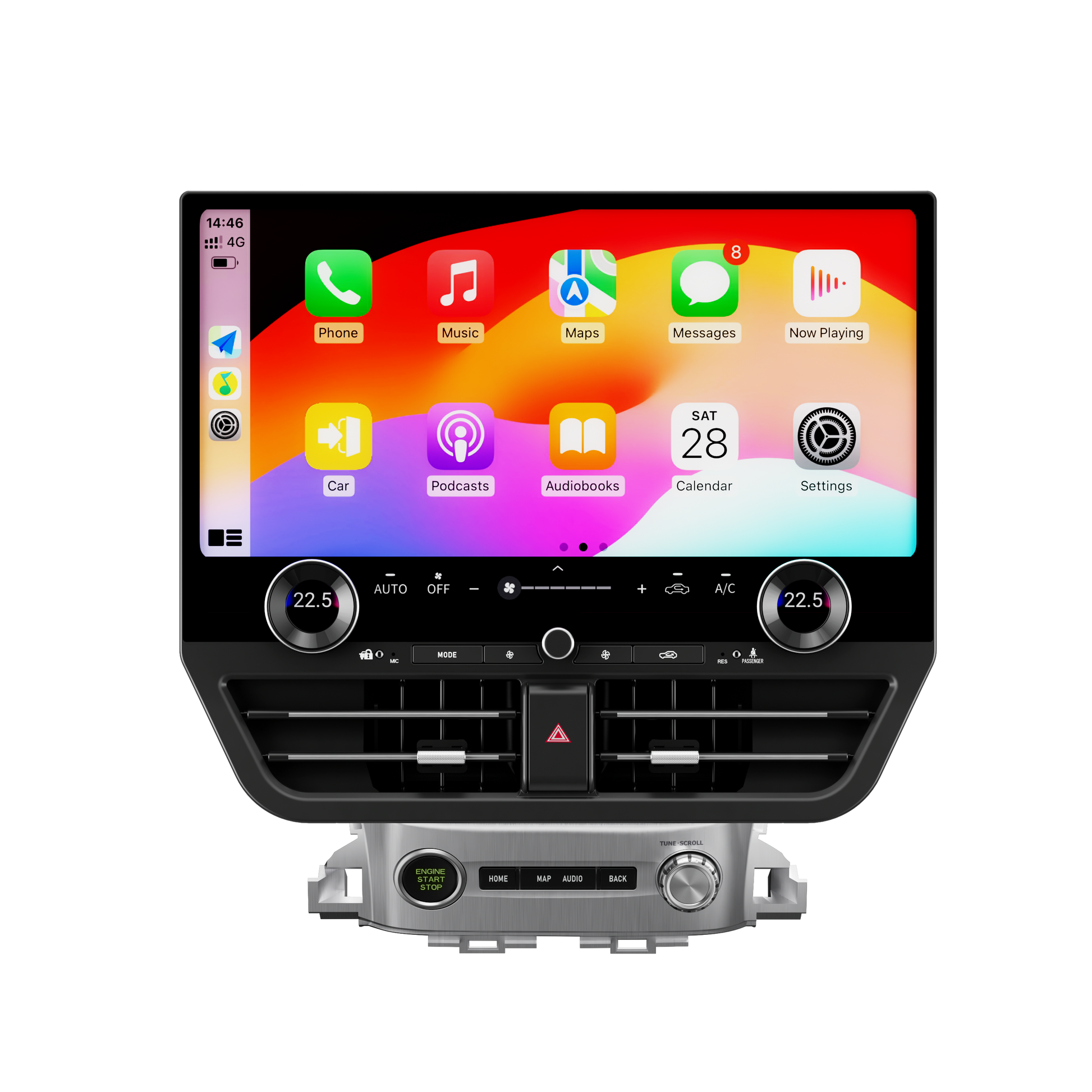 19.8" Android 13 Fast boot Navigation Radio for 2016 - 2021 Toyota Land Cruizer LC200-Phoenix Automotive