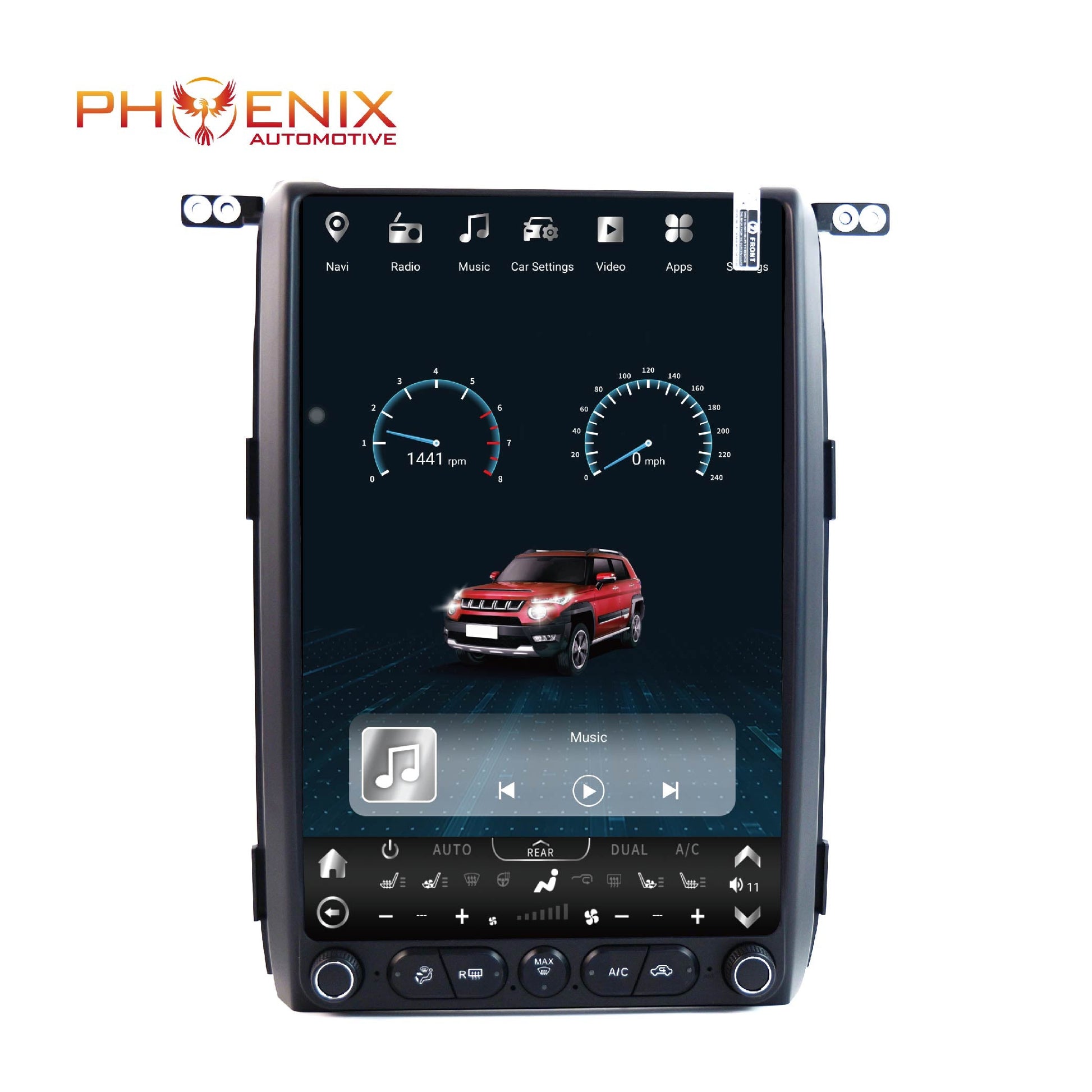 13/14.5” Android 13/14 Vertical Screen Navigation Radio for Ford F-150 2009 - 2012-Phoenix Automotive