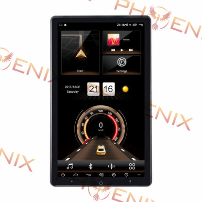 [open box] 13.3" Android 10.0 Universal double din Navigation Radio with Motorized rotatable screen-Phoenix Automotive