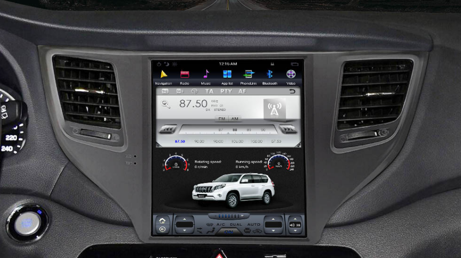 [open box] [ G6 octa-core ] 10.4" Vertical Screen Android 11 Fast Boot Navigation Radio for Hyundai Tucson 2016 - 2018-Phoenix Automotive