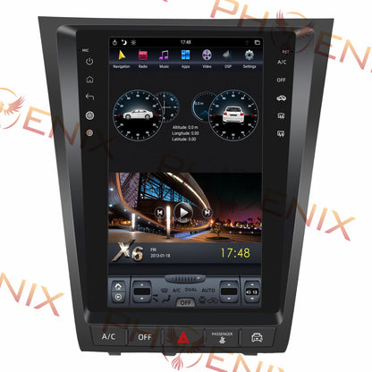 [open box] [ PX6 SIX-CORE ] 11.8" Vertical Screen Android 9 Fast boot Navigation Radio for Lexus GS 300 350 430 450h 460 2005 - 2011-Phoenix Automotive