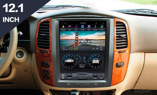 [G6 octa-core] 12.1" Vertical Screen Android 13 Fast boot Navi Radio for Lexus LX 470 2003 - 2007-Phoenix Automotive