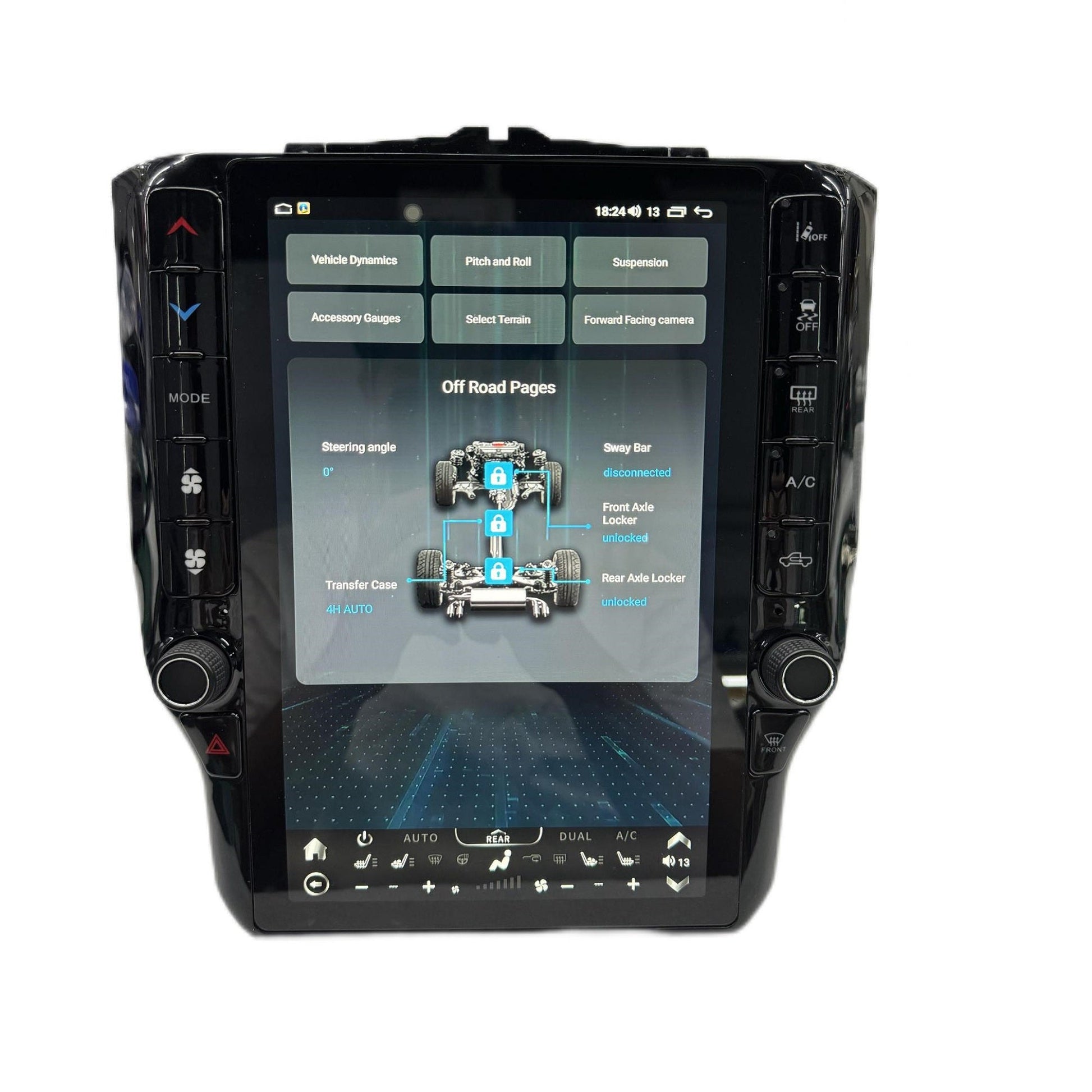 11.5” Android 13/14 Vertical Screen Navigation Radio for Dodge Ram 2019- 2024-Phoenix Automotive