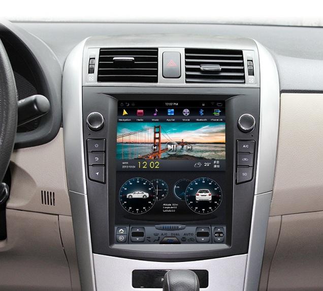 [ G6 octa-core ] 10.4" Vertical Screen Android 13 Fast Boot Navigation Radio for Toyota Corolla 2006 - 2013-Phoenix Automotive